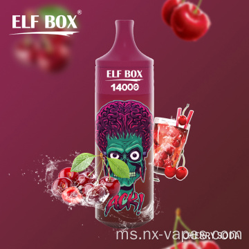 Kotak Elf RGB 14000Puffs Vapes boleh pakai